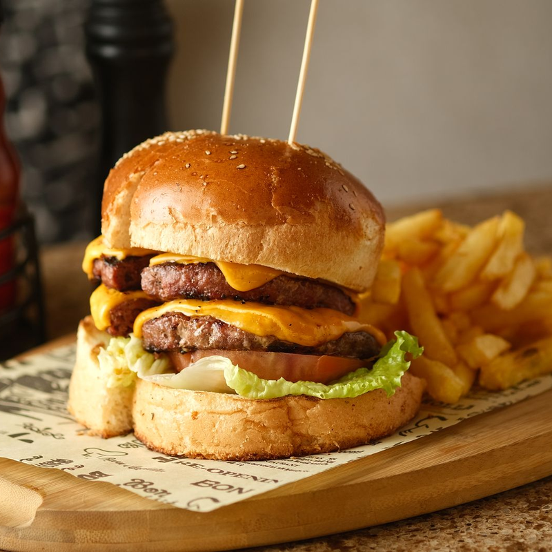 Burger z grilla